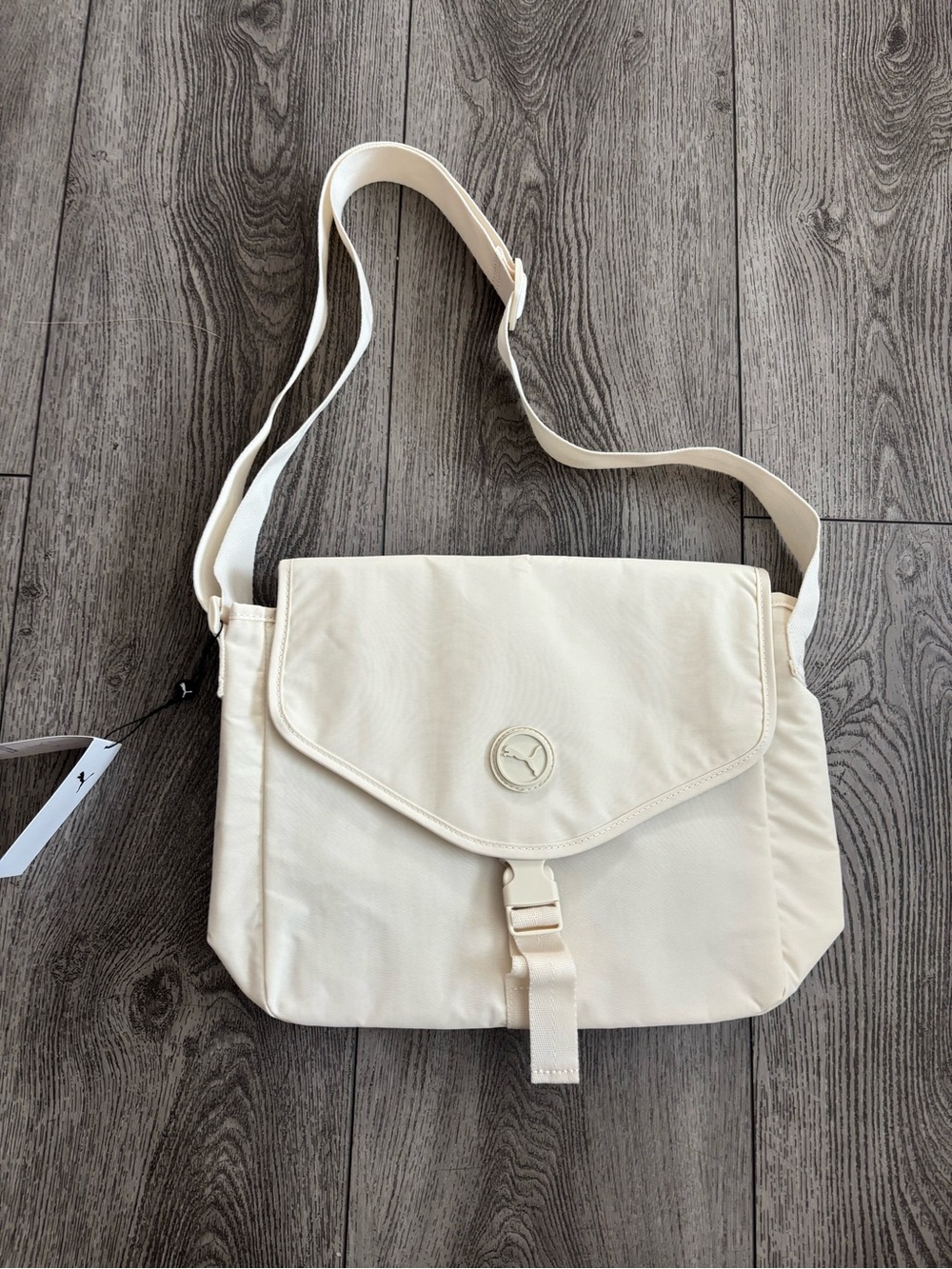 Puma Cream Crossbody Messenger Bag - Unbranded
